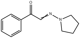 α-(1-Pyrrolidinylimino)acetophenone Structure