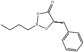 5-Benzylidene-2-butyl-1,3-dioxa-2-boracyclopentan-4-one Structure
