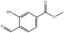 METHYL 4-FORMYL-3-HYDROXYBENZOATE Structure