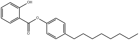 SALICYLIC ACID 4-OCTYLPHENYL ESTER Structure