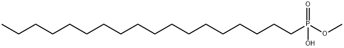 methyl hydrogen octadecylphosphonate Structure