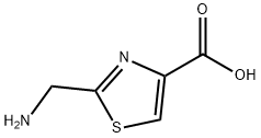 2-(Aminomethyl)-4-thiazolecarboxylic acid Structure