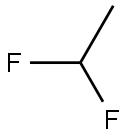 DIFLUOROETHANE Structure
