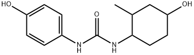 N-(4-Hydroxy-2-methylcyclohexyl)-N'-(4-hydroxyphenyl)urea Structure