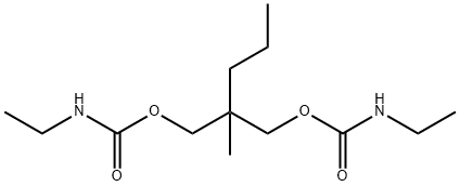Bis(N-ethylcarbamic acid)2-methyl-2-propyltrimethylene ester Structure