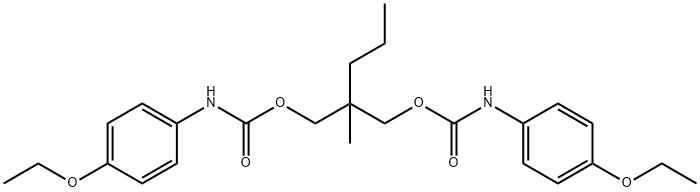 Bis(p-ethoxycarbanilic acid)2-methyl-2-propyltrimethylene ester Structure