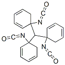 5-[bis(1-isocyanato-1-cyclohexa-2,4-dienyl)methyl]-5-isocyanato-cyclohexa-1,3-diene Structure