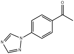 1-[4-(1H-1,2,4-TRIAZOL-1-YL)PHENYL]ETHANONE Structure