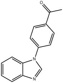 1-[4-(1H-BENZIMIDAZOL-1-YL)PHENYL]ETHANONE Structure