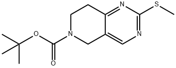 2-(甲硫基)-7,8-二氢吡啶并[4,3-D]嘧啶-6(5H)-羧酸叔丁酯