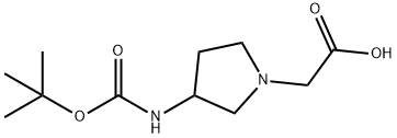 3-(DL)-N-BOC-1-PYRROLIDINEACETIC ACID Structure
