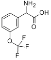 3-(TRIFLUOROMETHOXY)-DL-PHENYLGLYCINE Structure