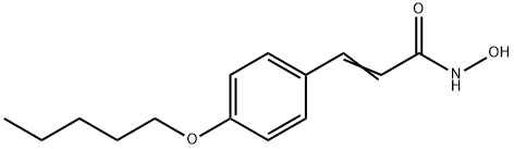 3-(p-Pentoxyphenyl)-2-propenehydroxamic acid Structure