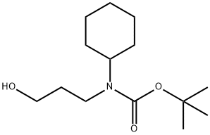 N-BOC-3-CYCLOHEXYLAMINO-PROPAN-1-OL Structure