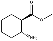 Cyclohexanecarboxylic acid, 2-amino-, methyl ester, (1R,2R)- (9CI) Structure