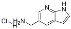 (1H-PYRROLO[2,3-B]PYRIDIN-5-YL)METHANAMINEHCl Structure