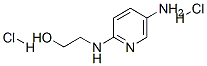 2-[(5-amino-2-pyridyl)amino]ethanol dihydrochloride  Structure