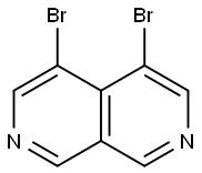 4,5-Dibromo-2,7-naphthyridine Structure