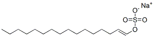 sodium hexadecenyl sulphate Structure