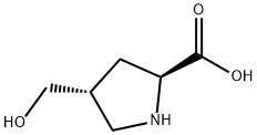 L-Proline, 4-(hydroxymethyl)-, (4R)- (9CI) Structure