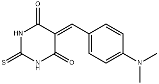 5-[4-(Dimethylamino)benzylidene]-2-thiobarbituric acid Structure