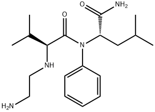 N-2-AMINOETHYL-VAL-LEU-ANILIDE Structure