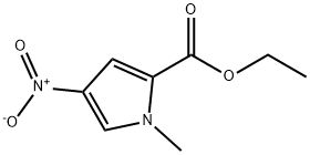 1-METHYL-4-NITRO-1H-PYRROLE-2-CARBOXYLIC ACID ETHYL ESTER Structure