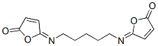 N,N'-Bis[(5Z)-2,5-dihydro-2-oxofuran-5-ylidene]-1,5-pentanediamine Structure