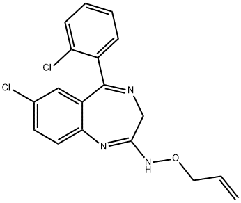 Uldazepam Structure