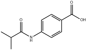 4-isobutyramidobenzoic acid Structure