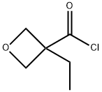 3-Oxetanecarbonyl chloride, 3-ethyl- (8CI) Structure