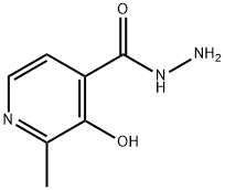 Isonicotinic acid, 3-hydroxy-2-methyl-, hydrazide (8CI) Structure