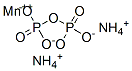 MANGANESE AMMONIUM PYROPHOSPHATE Structure