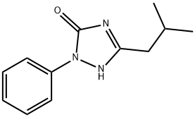 1,2-Dihydro-5-(2-methylpropyl)-2-phenyl-3H-1,2,4-triazol-3-one Structure