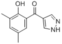 4-(3,5-DIMETHYL-2-HYDROXYBENZOYL)PYRAZOLE Structure