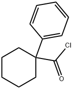Cyclohexanecarbonyl chloride, 1-phenyl- Structure