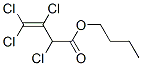 butyl 2,3,4,4-tetrachloro-3-butenoate  Structure