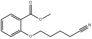 METHYL 2-(4-CYANOBUTOXY)BENZOATE Structure
