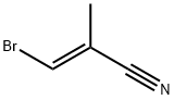 3-BROMO-2-METHYLACRYLONITRILE Structure