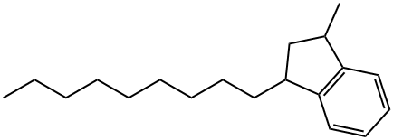1-methyl-3-nonylindan Structure
