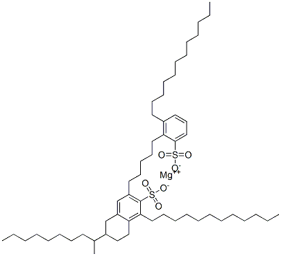 magnesium bis[didodecylbenzenesulphonate] Structure