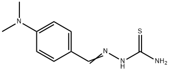 4-(DIMETHYLAMINO)BENZALDEHYDE THIOSEMICARBAZONE Structure