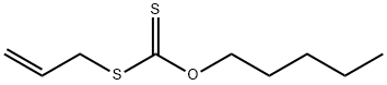 S-allyl O-pentyl dithiocarbonate Structure
