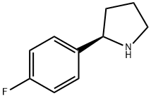(R)-2-(4-Fluorophenyl)pyrrolidine Structure