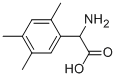 AMINO(2,4,5-TRIMETHYLPHENYL)ACETIC ACID Structure