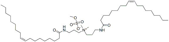 dimethylbis(3-oleamidopropyl)ammonium methyl sulphate Structure