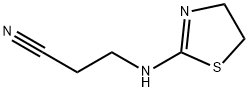 Propanenitrile, 3-[(4,5-dihydro-2-thiazolyl)amino]- (9CI) Structure