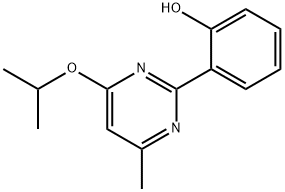 2-(4-ISOPROPOXY-6-METHYL-2-PYRIMIDINYL)PHENOL Structure