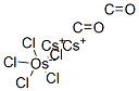 dicesium carbonylpentachloroosmate(2-) Structure
