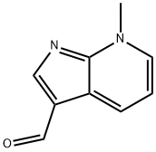 7H-Pyrrolo[2,3-b]pyridine-3-carboxaldehyde, 7-methyl- (9CI) Structure